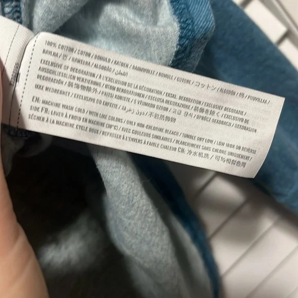 Hollister cotton pullover long sleeve with front pockets 👕 size M - Picture 6 of 7